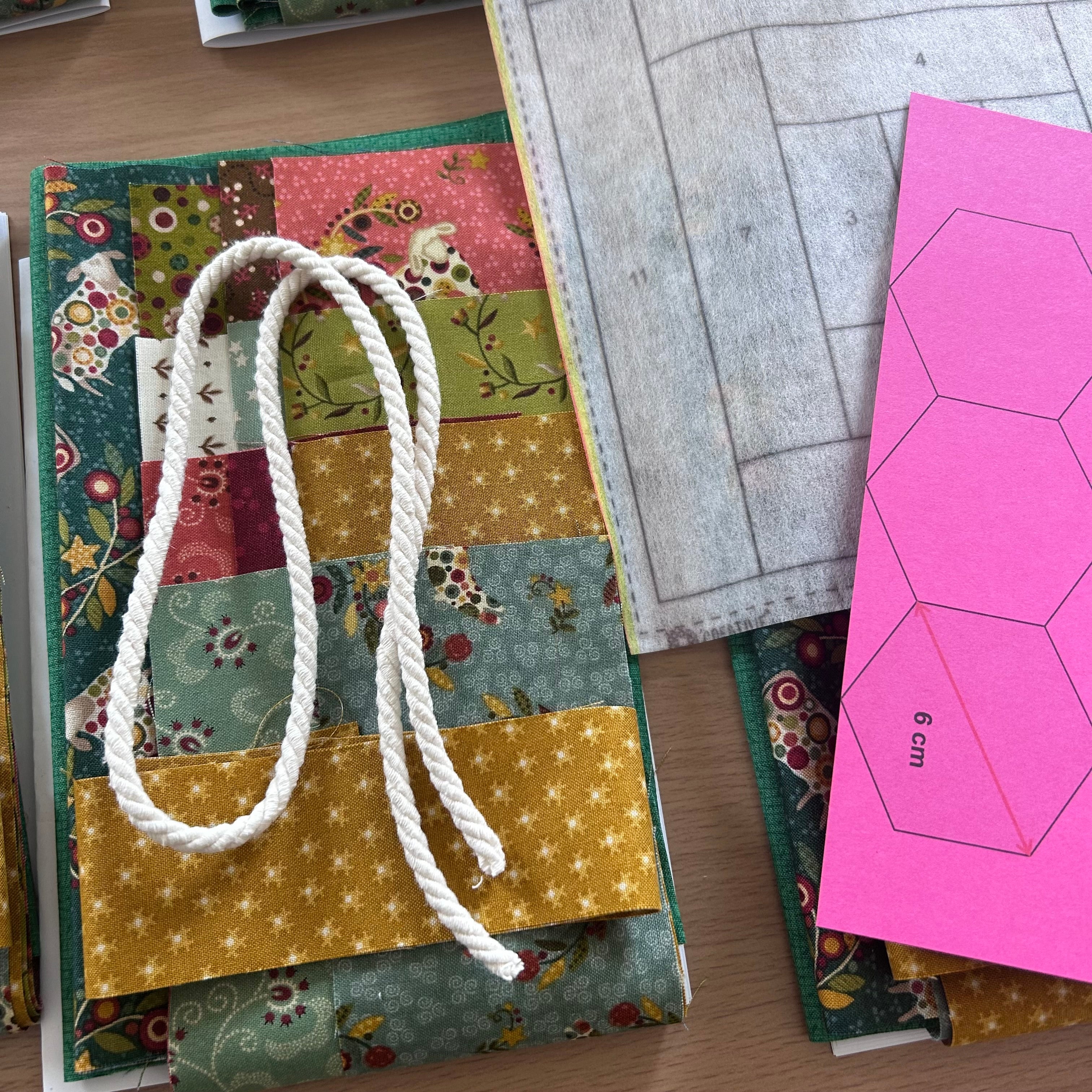 Sac carré Hexagones