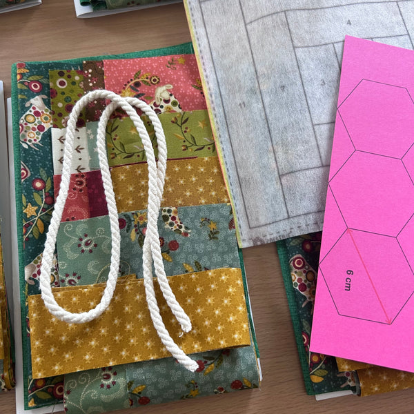 Sac carré Hexagones