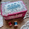 Écrin floral rouge et Mini pochette
