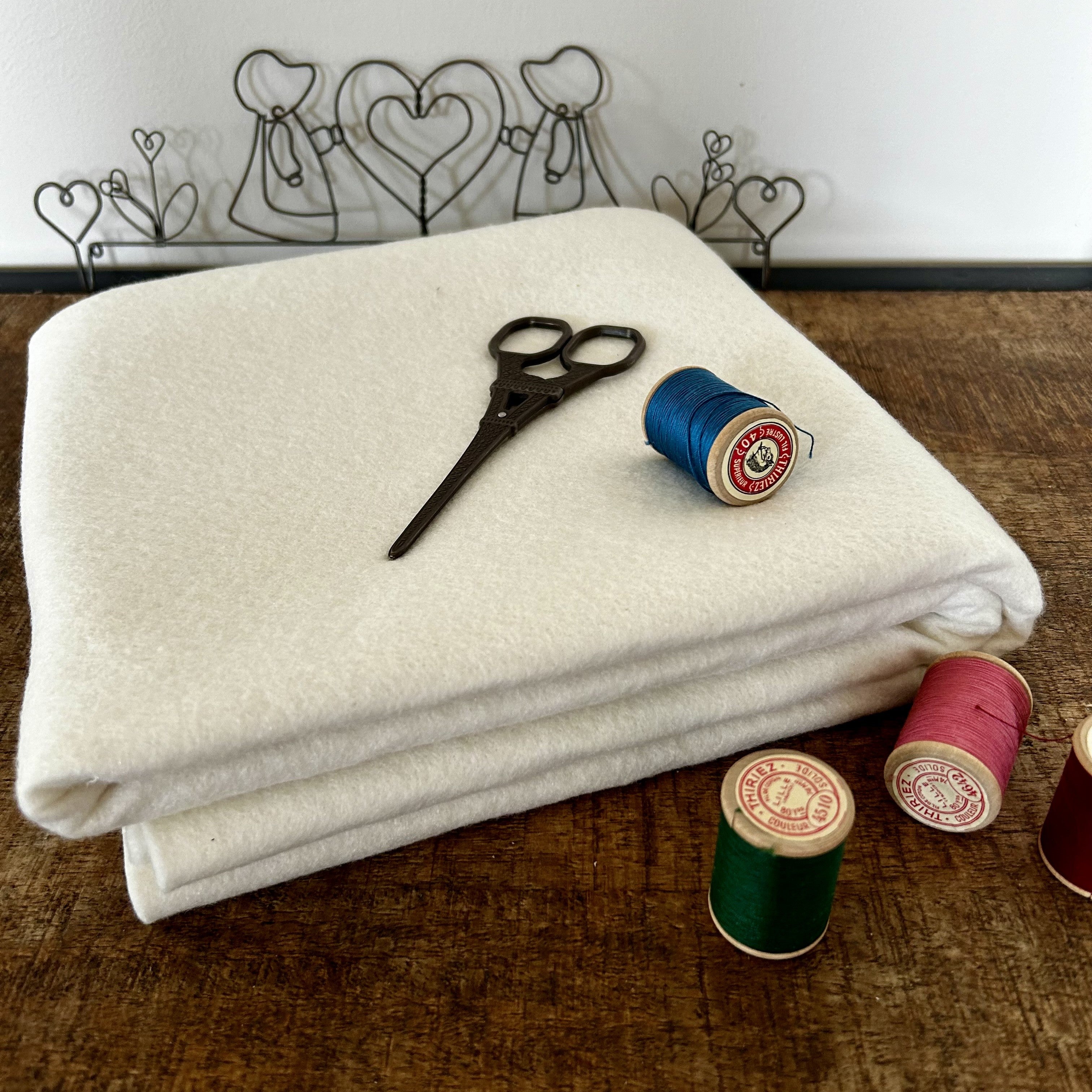 Molleton coton dense 200g 1,2/1,3m