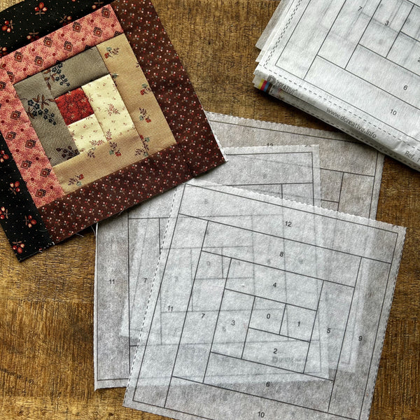 Supports à coudre Log cabin 20cm