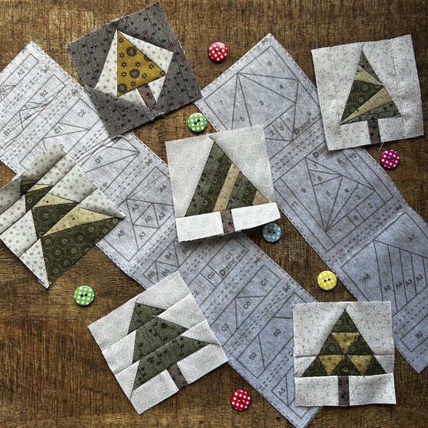 Supports à coudre sapin 8cm