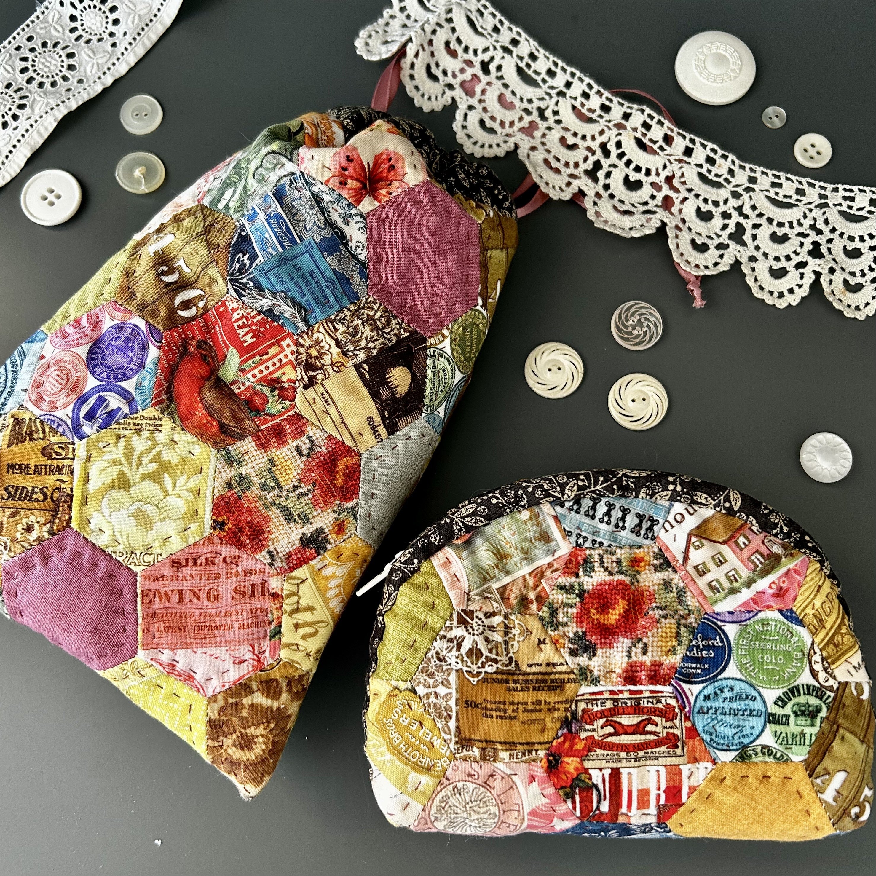Pochette et pochon scrap