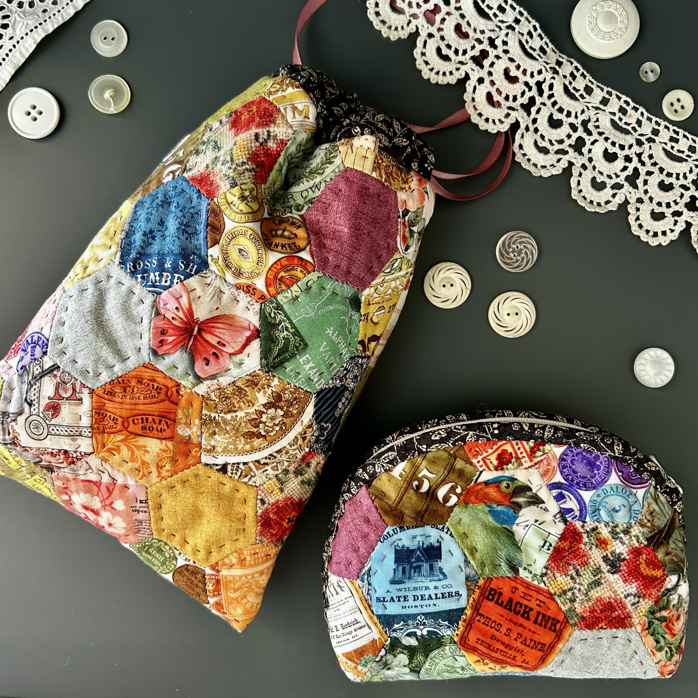 Pochette et pochon scrap