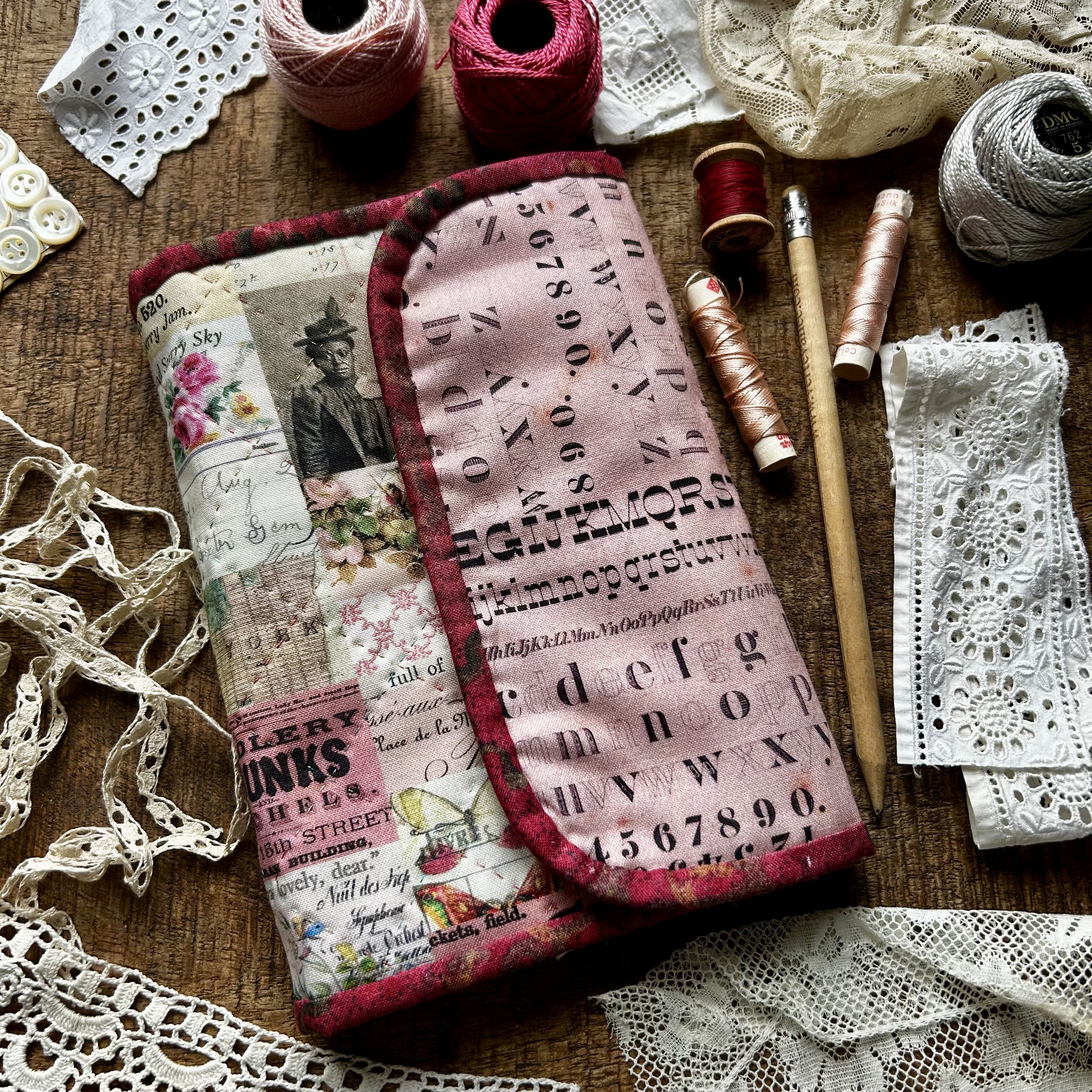 Pochette Vintage rouge