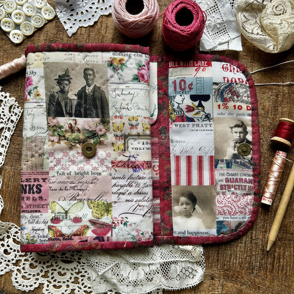 Pochette Vintage rouge