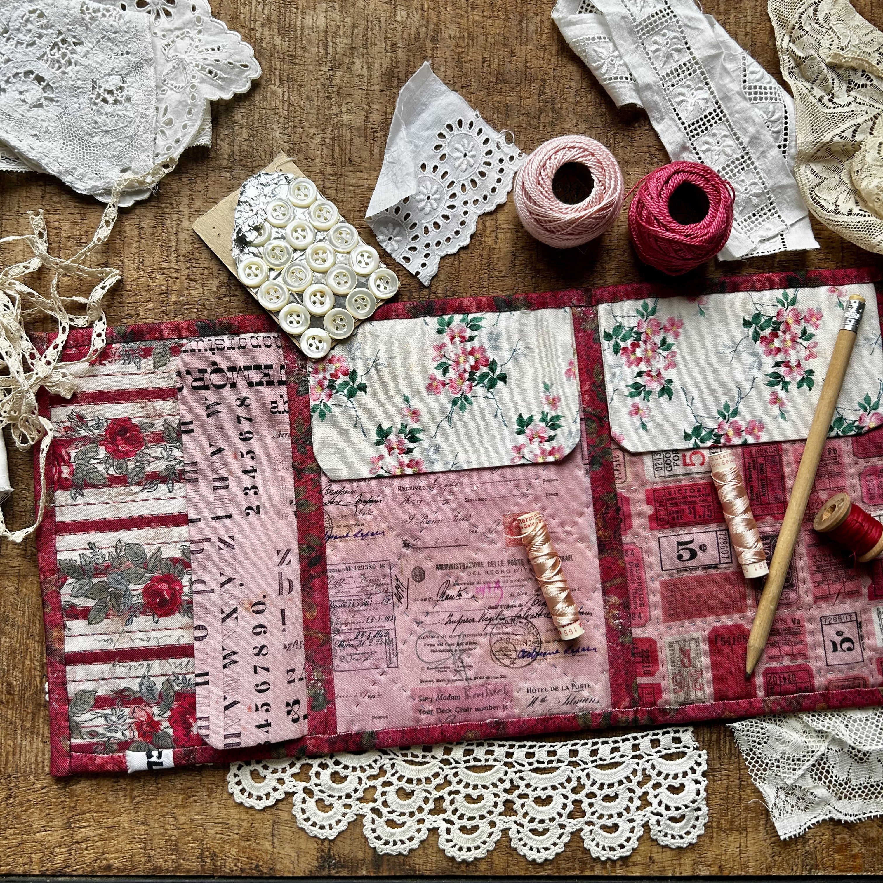 Pochette Vintage rouge