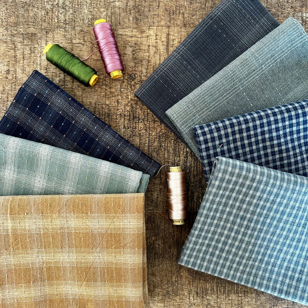 Lot tissus Tochio Yarn Died 20/55cm