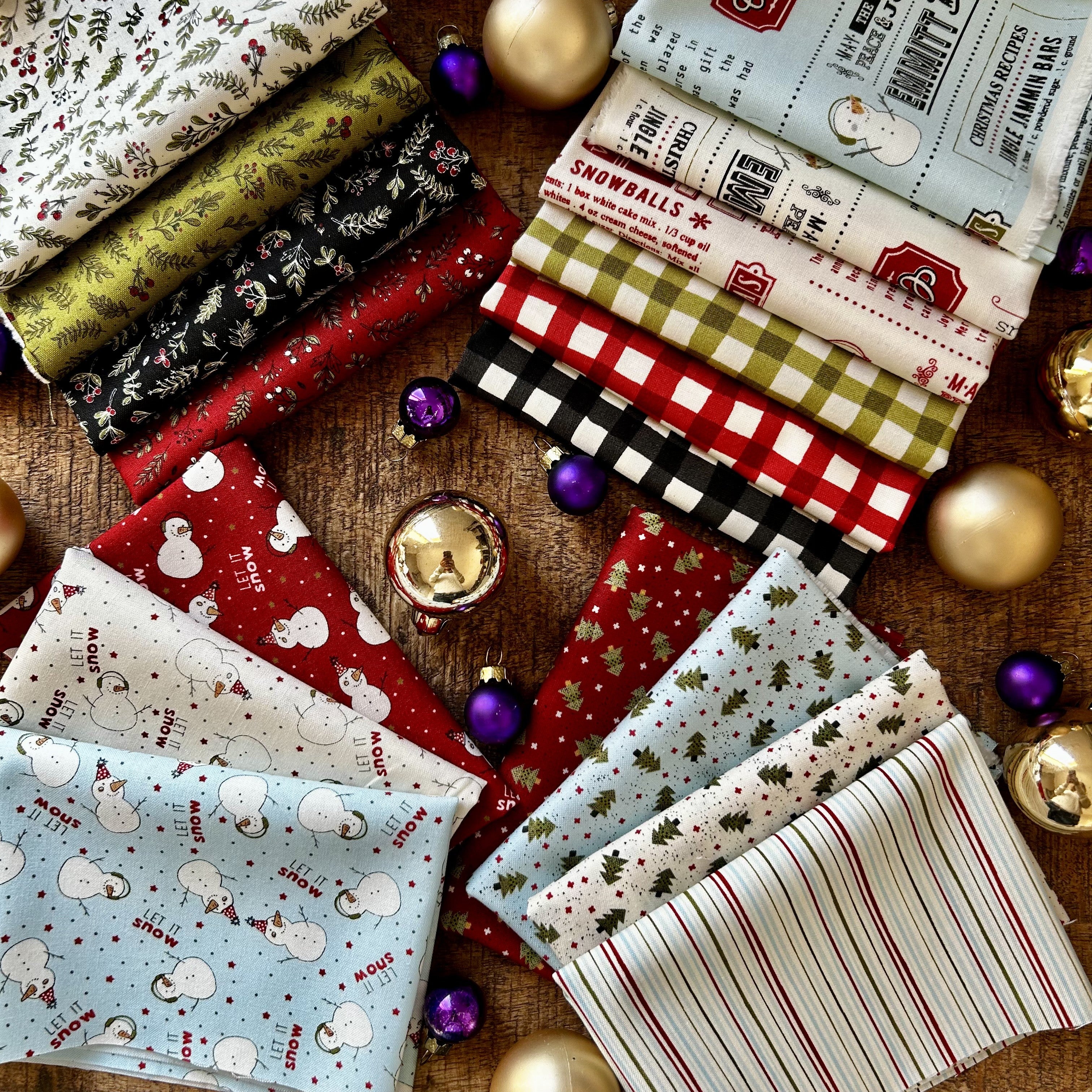 Lot tissus Emmit & Ivy 20/55cm