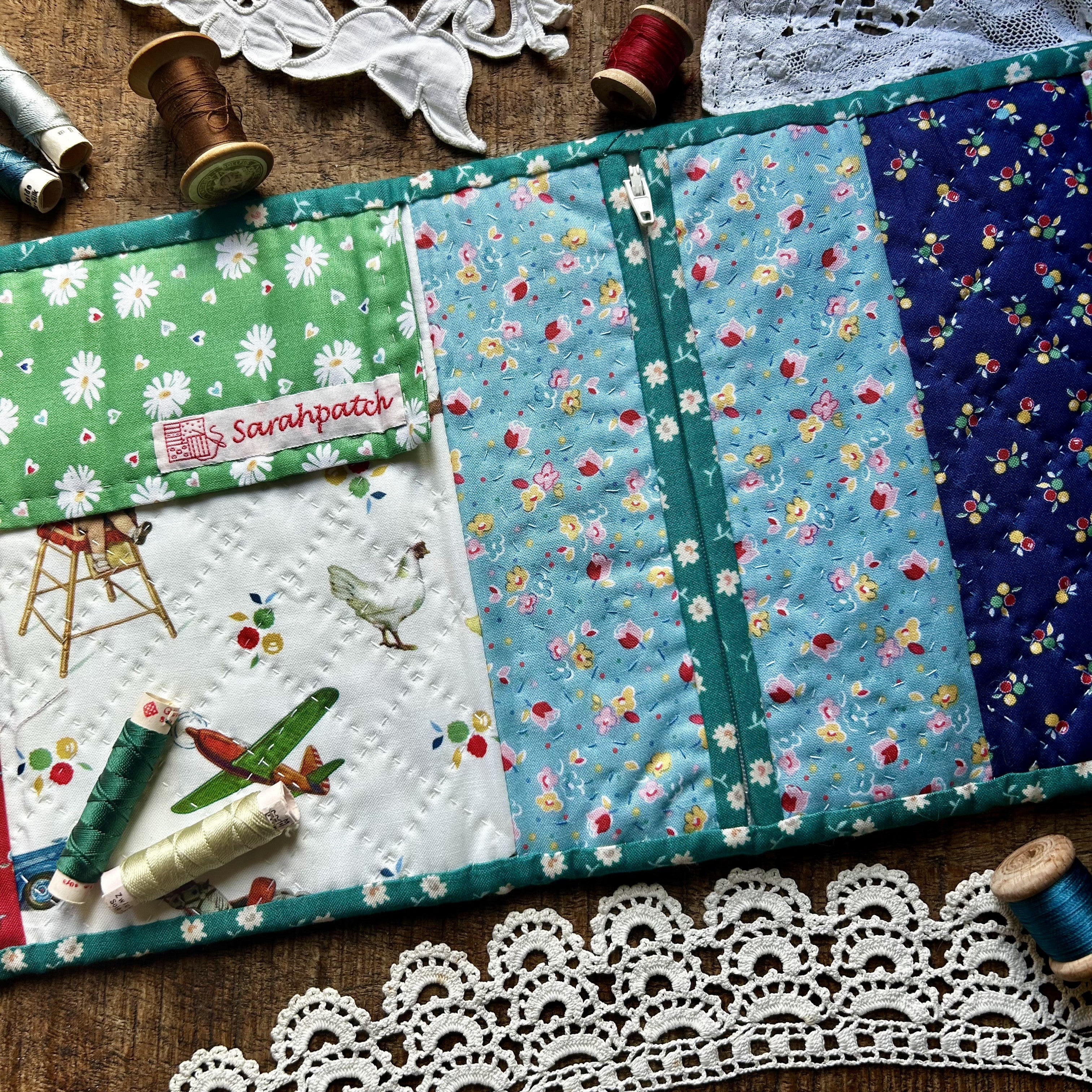 Kit Pochette couture verte