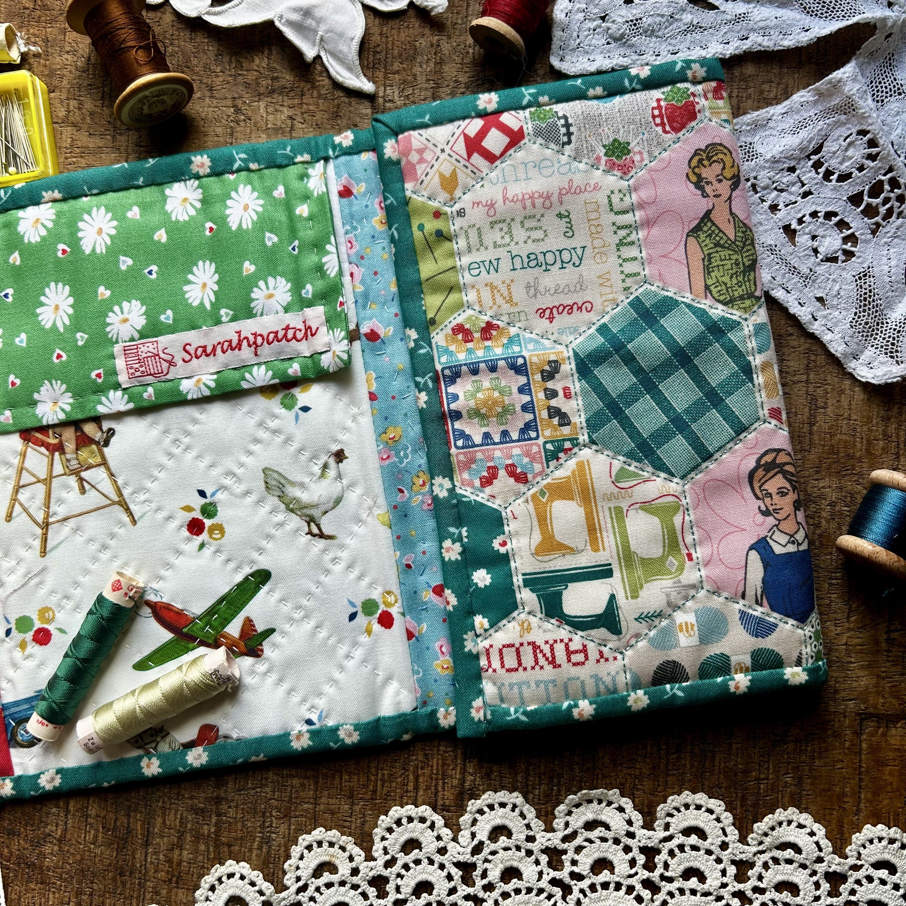 Kit Pochette couture verte