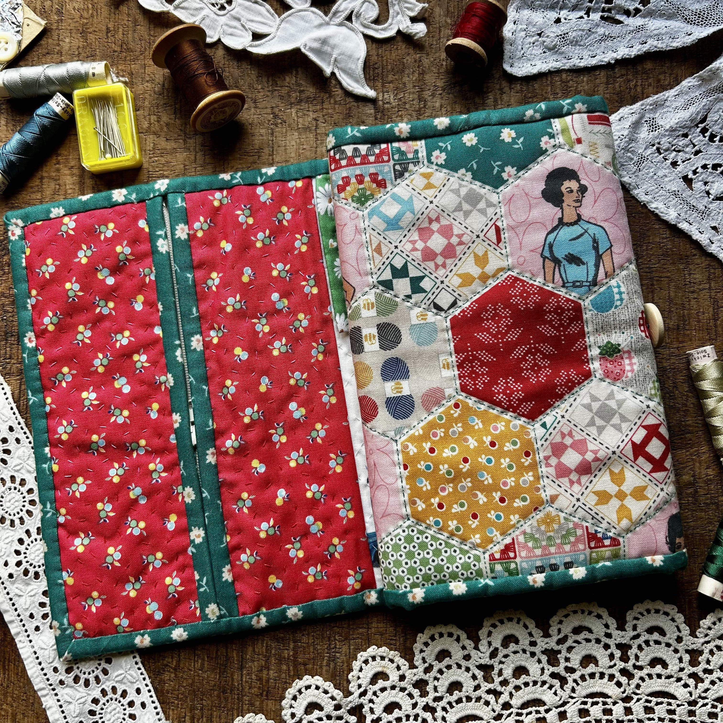 Kit Pochette couture verte