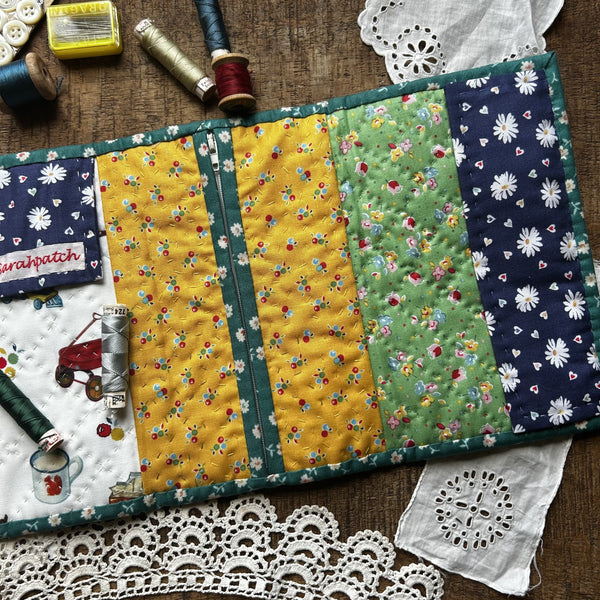 Kit Pochette couture bleue