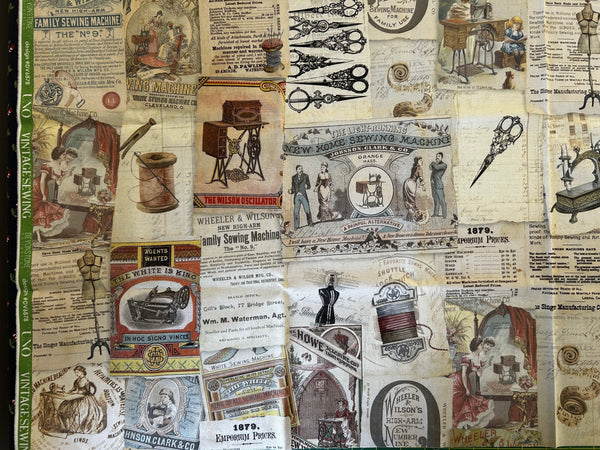 Tissu Patchwork Vintage sewing 50/110cm