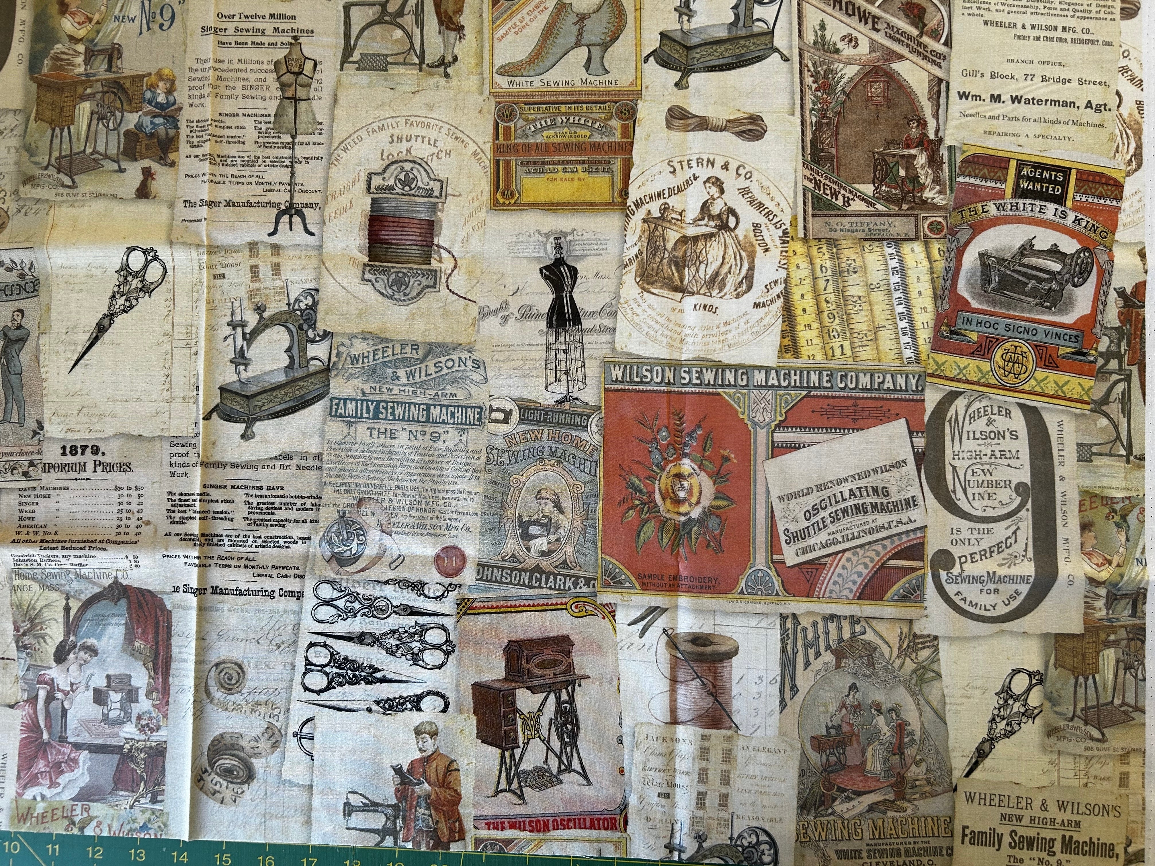 Tissu Patchwork Vintage sewing 50/110cm