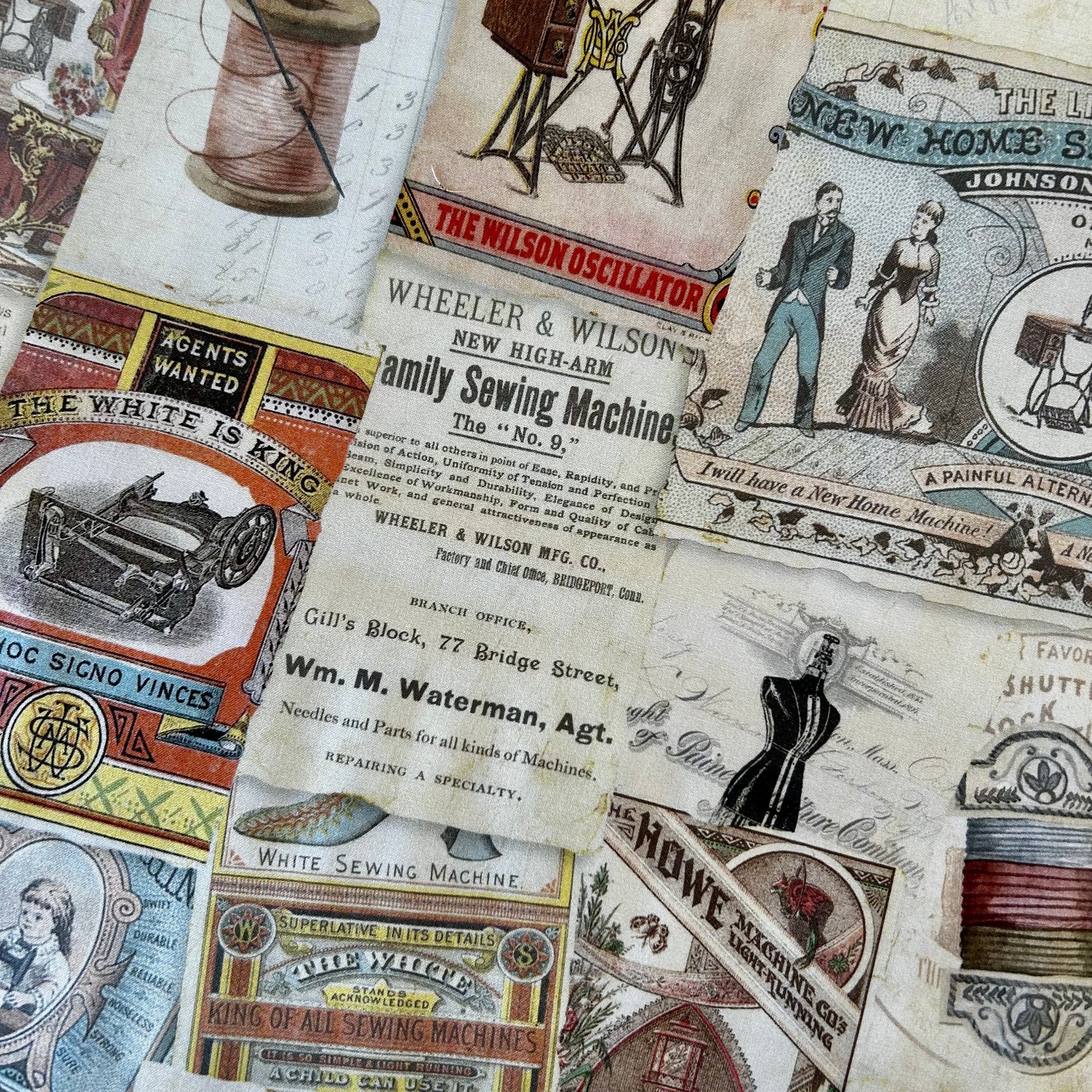 Tissu Patchwork Vintage sewing 50/110cm