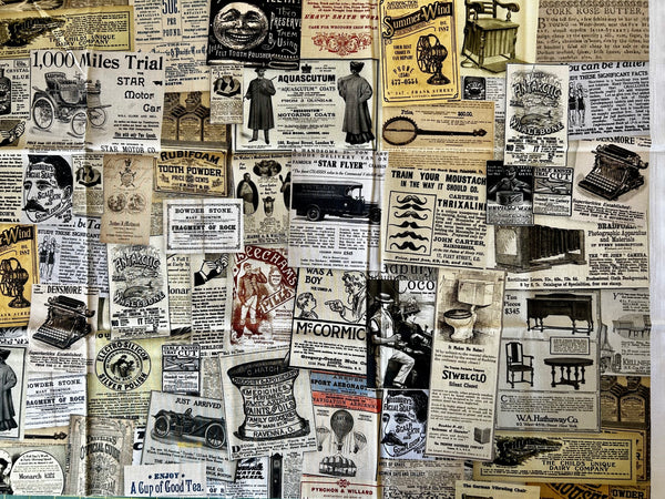Tissu patchwork Newspaper clippings 50/110cm