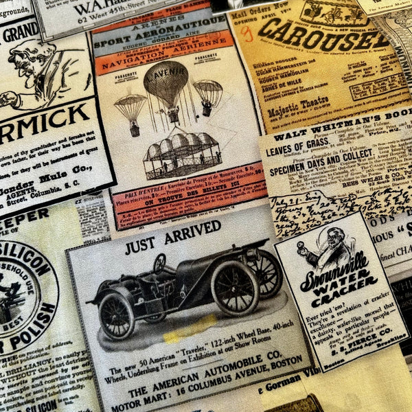 Tissu patchwork Newspaper clippings 50/110cm