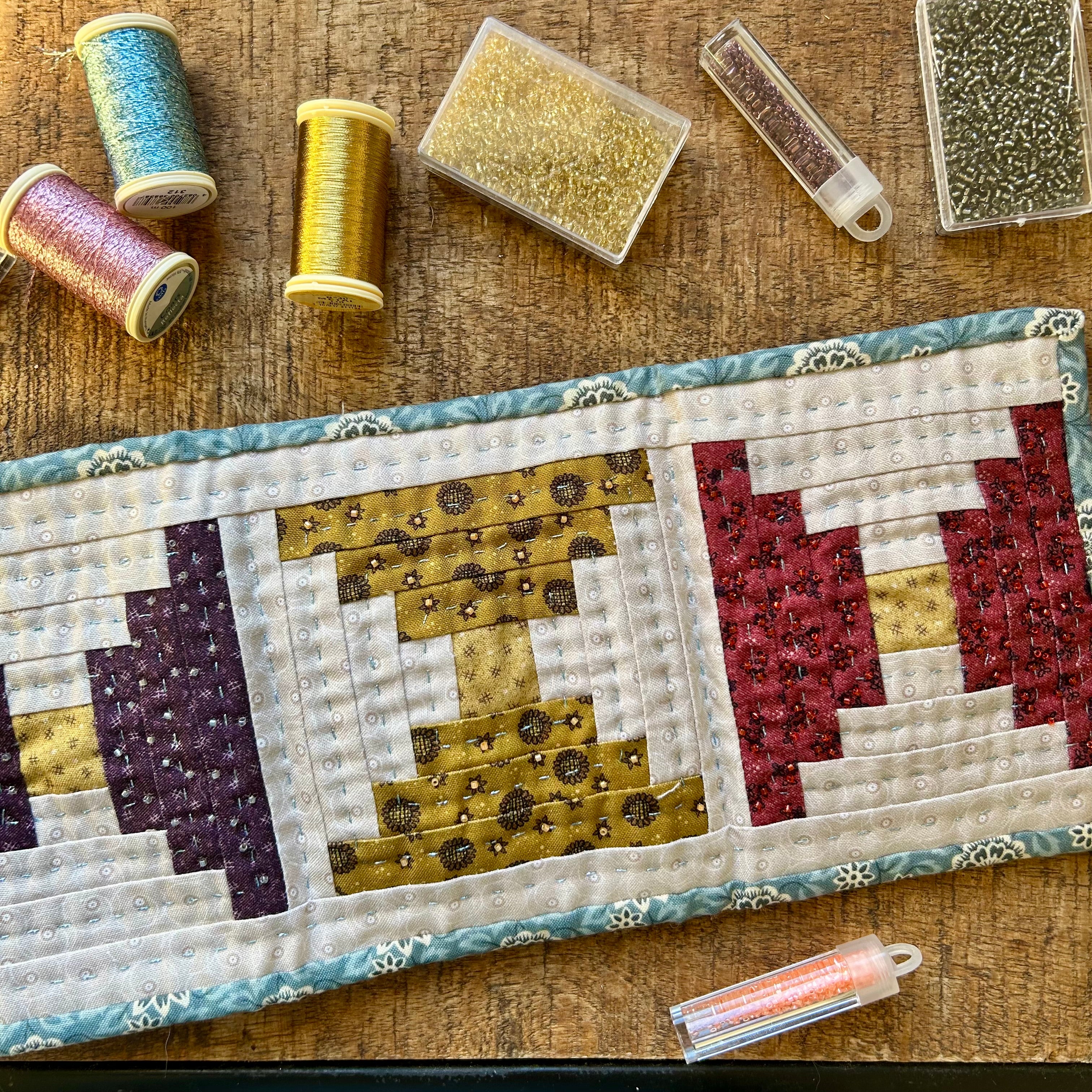 Kit patchwork Pochette marche du palais antique