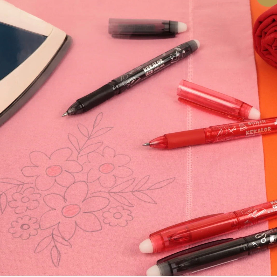 Stylo Kekalor BOHIN effaçable rouge