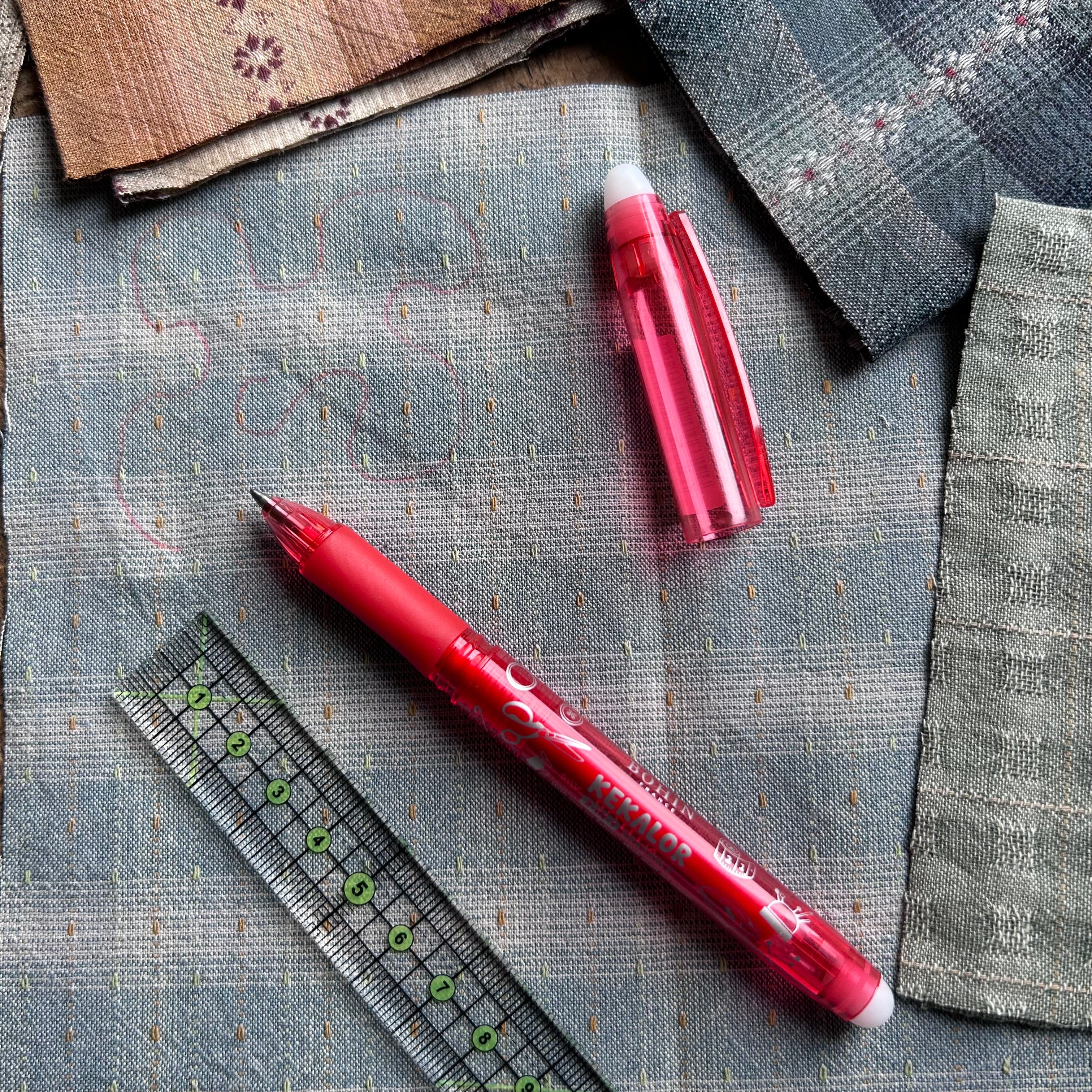 Stylo Kekalor BOHIN effaçable rouge