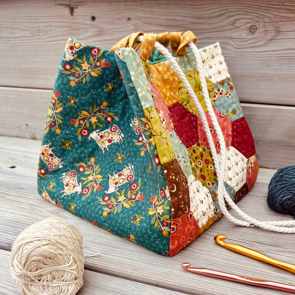 Sac carré Hexagones