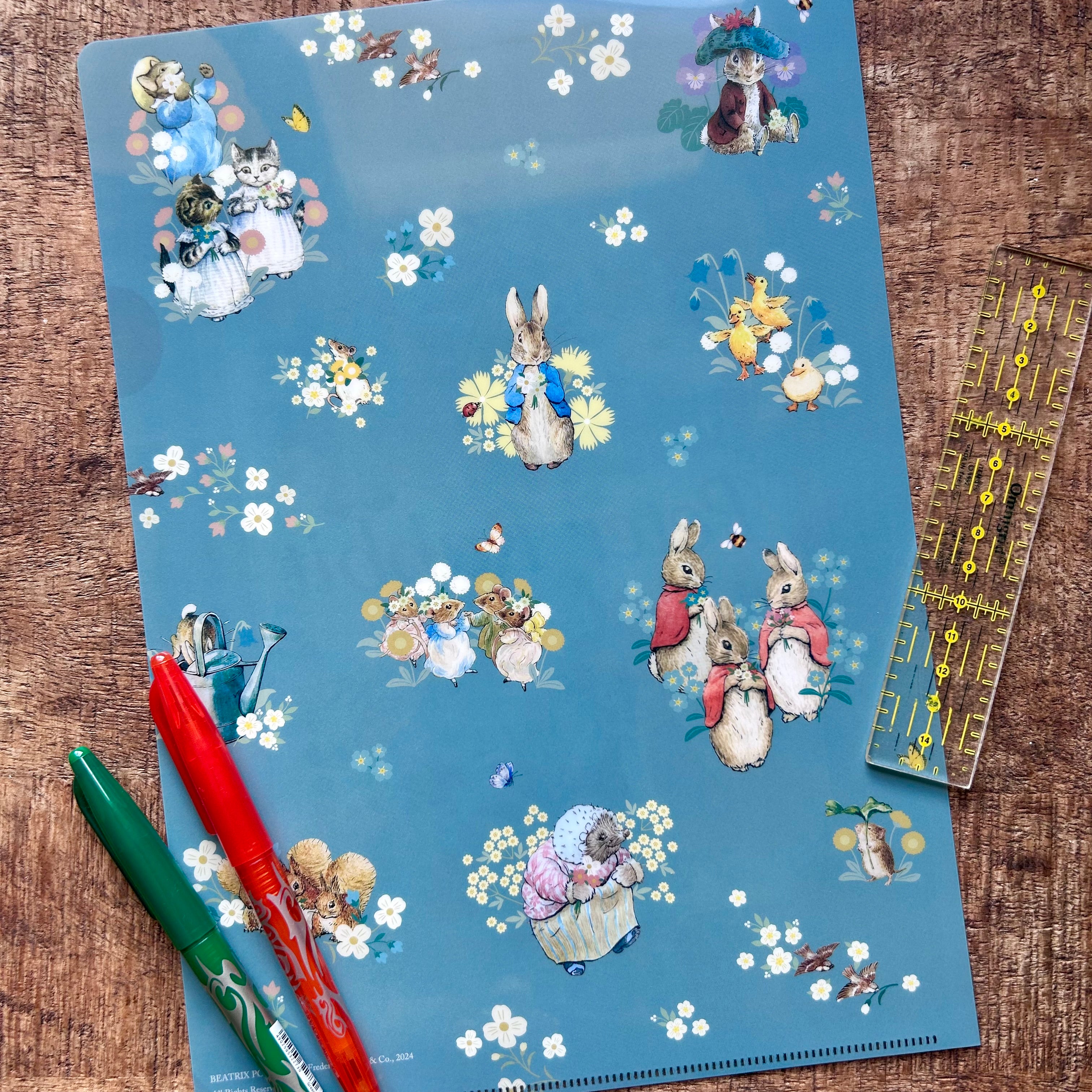 Pochette Peter Rabbit bleue