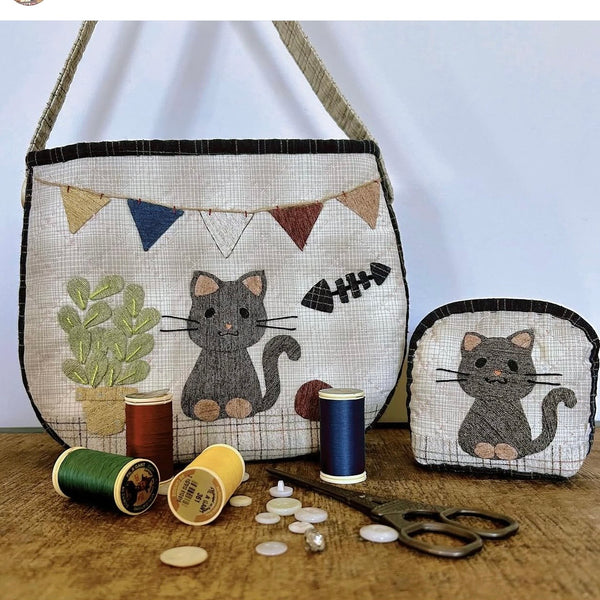 Sac et porte-monnaie Chat