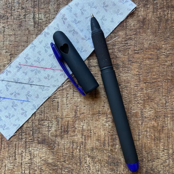 Stylo effaçable friction bleu