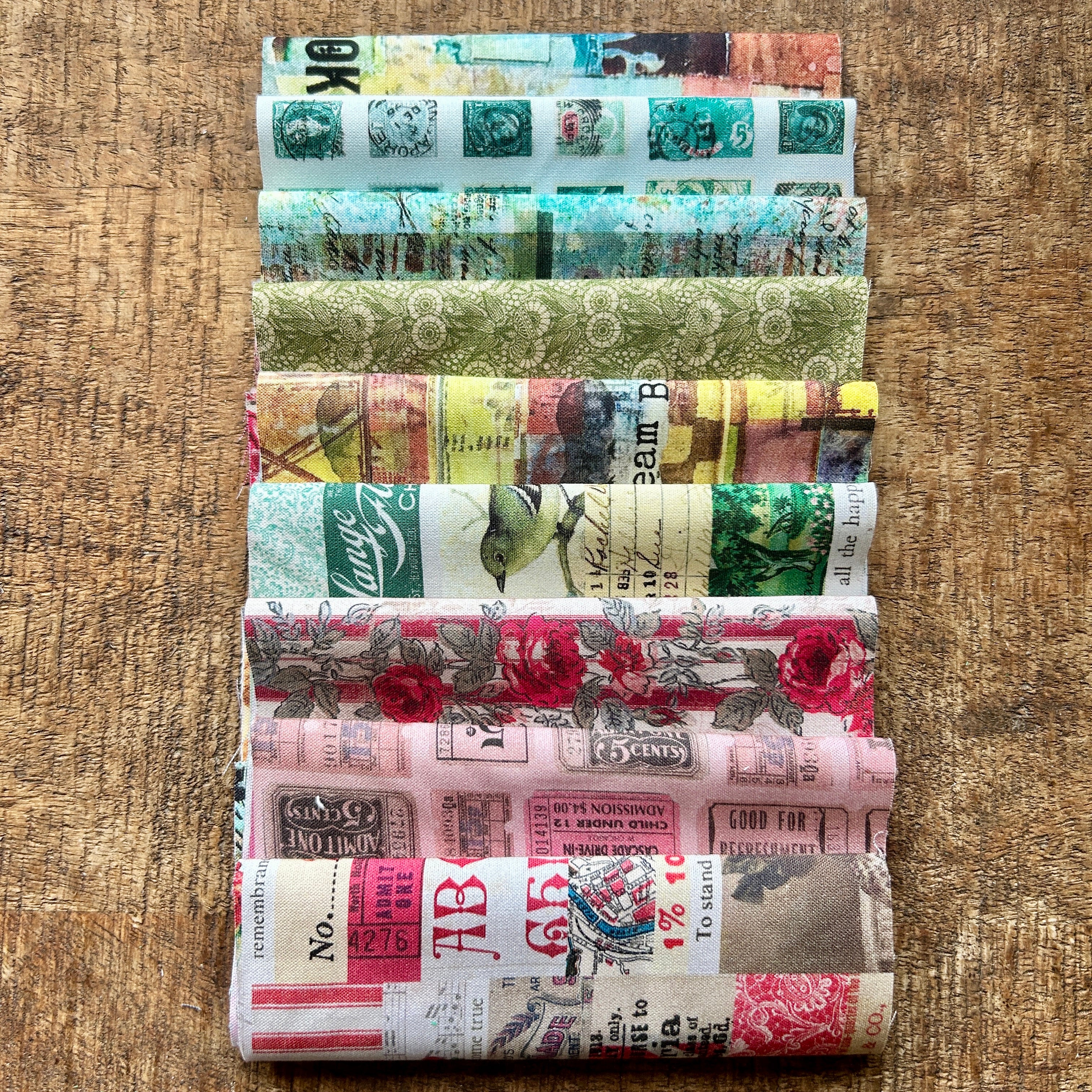 Lot tissus vintage