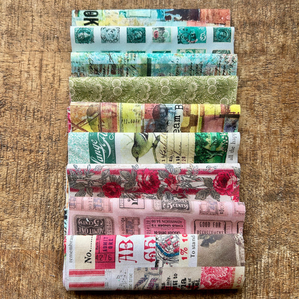 Lot tissus vintage